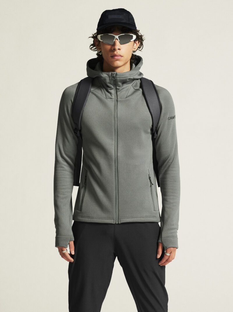 ADV Explore Power Fleece Hood Jkt Herre