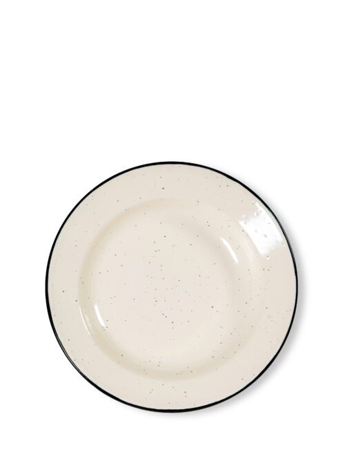 Doris Emaljetallerken Beige