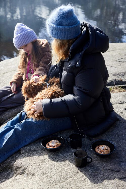 Doris Emaljeskål Sort